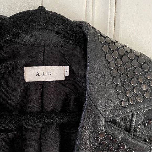 ALC Blake Leather Studded Motorcycle Jacket